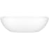 Victoria and Albert Barcelona 70" Free Standing Volcanic Limestone Soaking Tub with Center Drain Matte White