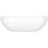 Victoria and Albert Barcelona 70" Free Standing Volcanic Limestone Soaking Tub with Center Drain and Overflow Matte White