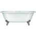 Gloss White / Brushed Nickel