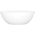 Victoria and Albert Corvara 59" Free Standing Volcanic Limestone Soaking Tub with Center Drain and Overflow Gloss White