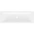 Victoria and Albert Rossendale 41-7/8" Rectangular Volcanic Limestone Drop In / Undermount Bathroom Sink with Overflow Gloss White