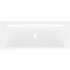 Victoria and Albert Rossendale 36-1/8" Rectangular Volcanic Limestone Drop In / Undermount Bathroom Sink with Overflow Gloss White
