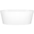 Victoria and Albert ios 60" Free Standing Volcanic Limestone Soaking Tub with Center Drain and Overflow Gloss White