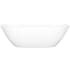 Victoria and Albert Lussari 70" Free Standing Natural Stone Soaking Tub with Center Drain, No Overflow Standard White