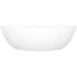 Victoria and Albert Corvara 21-5/8" Oval Volcanic Limestone Vessel Bathroom Sink with Overflow Gloss White