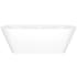 Victoria and Albert Vetralla 65" Free Standing Volcanic Limestone Soaking Tub with Center Drain and Overflow Gloss White