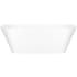 Victoria and Albert Vetralla 65" Free Standing Volcanic Limestone Soaking Tub with Center Drain Matte White
