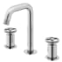 Vigo Cass 1.2 GPM 8" H Double Handle Widespread Bathroom Faucet Brushed Nickel