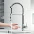 Vigo Edison 1.8 GPM 19" H Single Handle Single Hole Pre-Rinse Pull Down Kitchen Faucet with Touchless Sensor Chrome