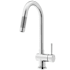 Vigo Gramercy 1.8 GPM 17" H Single Handle Single Hole Pull Down Kitchen Faucet with Touchless Sensor Chrome