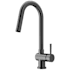 Vigo Gramercy 1.8 GPM 17" H Single Handle Single Hole Pull Down Kitchen Faucet Graphite Black