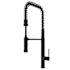 Vigo Sterling 1.8 GPM 23" H Single Handle Single Hole Pre-Rinse Pull Down Kitchen Faucet Matte Black