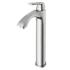 Vigo Linus 1.2 GPM 12" H Single Handle Single Hole Vessel Bathroom Faucet Brushed Nickel