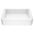 Vigo Petunia 23" L x 16" W x 5" H Rectangular Stone Composite Vessel Bathroom Sink White