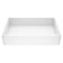 Vigo Magnolia 21" L x 14" W x 5" H Rectangular Stone Composite Vessel Bathroom Sink White