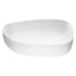 Vigo Peony 20" L x 15" W x 5" H Specialty Stone Composite Vessel Bathroom Sink White