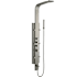Vigo Mateo 60" H 6-Jet Thermostatic Shower Panel with Shower Head, Hand Shower, Body Sprays, Shower Arm, Hose, and Valve Trim Stainless Steel