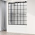 Vigo Houston 66" High x 60" Wide Sliding Frameless Tub Door with Clear Glass Matte Black