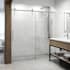 Vigo Hamilton 78" High x 60" Wide Sliding Frameless Shower Door with Clear Glass Chrome