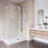 Vigo Winslow 80" High x 48" Wide x 36" Deep Sliding Frameless Shower Enclosure with Clear Glass Chrome