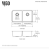 Vigo-VGR3218BLK1-Dimensions