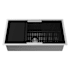 Vigo Mercer 36" Undermount Single Basin Stainless Steel Kitchen Sink with Basin Rack, Basket Strainer and Cutting Board Stainless Steel