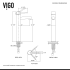 Vigo-VGT1087-Line Drawing - Faucet