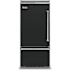 Viking 36 Inch Wide 20.4 Cu. Ft. Built-In Bottom Mount Refrigerator with ProChill Temperature Management and Left Door Swing Antique Bronze