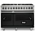 Viking 48 Inch Wide 7.27 Cu. Ft. Free Standing Dual Fuel Range with Vari-Speed Dual Flow Convection and SureSpark Ignition System Antique Bronze