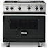 Viking 5 Series 36 Inch Wide 5.07 Cu. Ft. Free Standing Liquid Propane Range with SureSpark Ignition System and GourmetGlo Infrared Broiler Antique Bronze