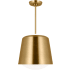 Visual Comfort Draper 12" Wide Pendant Burnished Brass