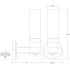 TOB2187WG Line Drawing