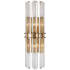 Visual Comfort Bonnington 22" Tall Sconce with Crystal by AERIN Hand Rubbed Antique Brass