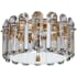 Visual Comfort Bonnington 14" Small Flush Mount with Crystal by AERIN Hand Rubbed Antique Brass