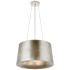 Visual Comfort Halo 19" Small Hanging Shade by Barbara Barry Burnished Silver Leaf