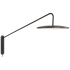Visual Comfort Dot 16" Articulating LED Wall Light by Peter Bristol Matte Black