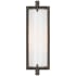 Visual Comfort Calliope 12" Short Bath Light with White Glass by Thomas O'Brien Bronze