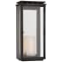 Visual Comfort Cheshire 24" Large 3/4 Wall Lantern by Chapman & Myers Aged Iron