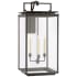 Visual Comfort Cheshire 37" Grande Bracketed Wall Lantern in Aged Iron with Clear Glass by Chapman & Myers Aged Iron