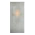 Visual Comfort Dominica 20" Rectangle Sconce with Alabaster Shade by AERIN Burnished Silver Leaf / Alabaster