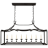 Visual Comfort Fancy Darlana 52" Large Linear Chandelier by E.F. Chapman Aged Iron