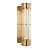 Visual Comfort Gracie 19" Linear LED Sconce with Clear Glass by Chapman & Myers Antique Burnished Brass / Clear Glass