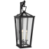 Visual Comfort Darlana 27" Medium Tall Bracketed Wall Lantern in Bronze with Clear Glass by E. F. Chapman Bronze