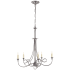 Visual Comfort Twist 26" Small Chandelier by Eric Cohler Antique Silver