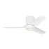 Visual Comfort Colgin 44" 3 Blade Indoor LED Ceiling Fan Matte White