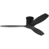 Visual Comfort Collins 52" 3 Blade Indoor Ceiling Fan Midnight Black