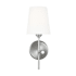 Visual Comfort Baker 14" Tall Bathroom Sconce Antique Brushed Nickel