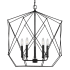 Visual Comfort Zarra 5 Light 23" Wide Taper Candle Chandelier Midnight Black
