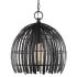 Visual Comfort Hanalei 12" Wide Mini Pendant Midnight Black