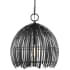 Visual Comfort Hanalei 16" Wide Mini Pendant Midnight Black